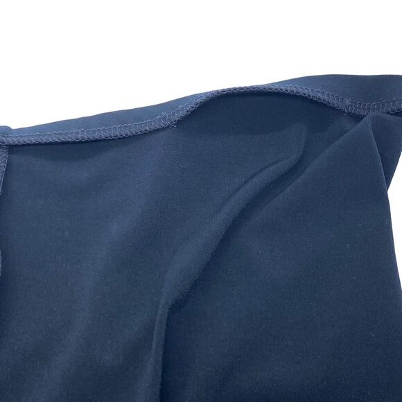 Sympli Navy Crop Legging Pants 23" Elastic Waist Pull-On Travel Comfort Size 4 - Picture 4 of 6